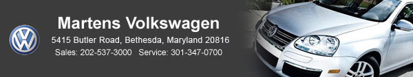 Your Service Specials from Martens VW